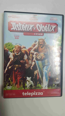 DVD pelicula: Asterix y Obelix contra Cesar. Un film de Claude Zidi