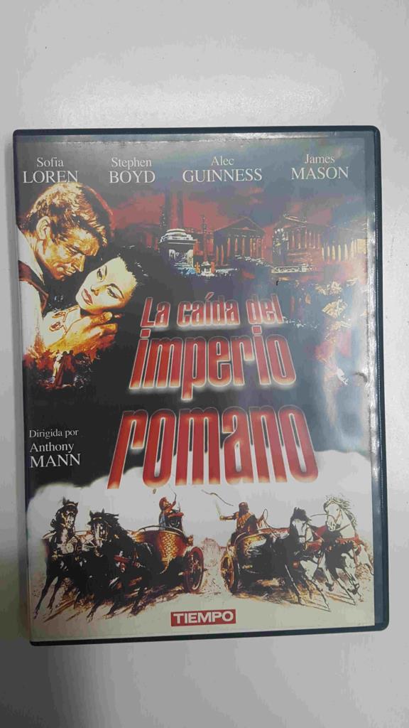 DVD pelicula: La caida del imperio romano. Dirigida por Anthony Mann