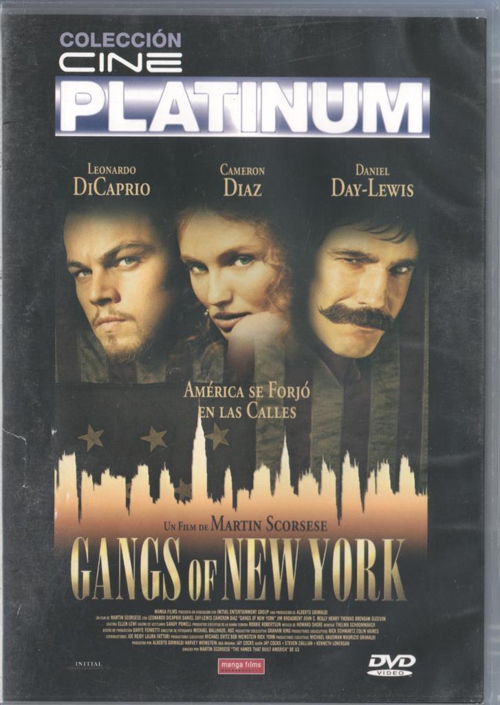 DVD: Gangs of New York. Coleccion cine platinum