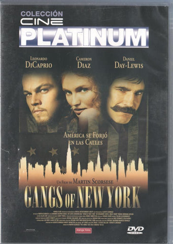 DVD: Gangs of New York. Coleccion cine platinum