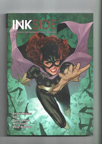 Inkside numero 2: Adam Hughes-David Lopez-Watchmen-Dave Gibbons-TMNT