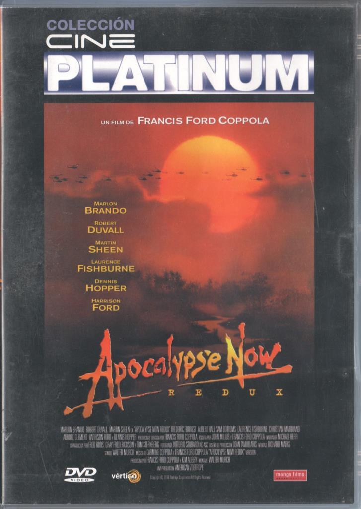DVD: Apocalyose Now Redux. Coleccion cine platinum
