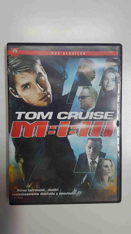 DVD pelicula: Mision Imposible III. Dirigida por J.J. Abrams