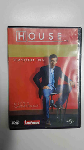 DVD pelicula: House temporada 3, disco 2