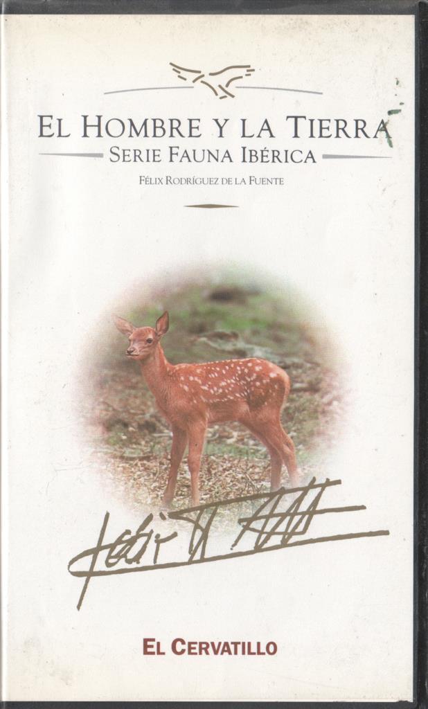 VHS: El hombre y la tierra - Serie Fauna iberica: El cervatillo