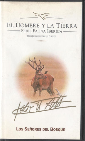 VHS: El hombre y la tierra - Serie Fauna iberica: Los señores del bosque