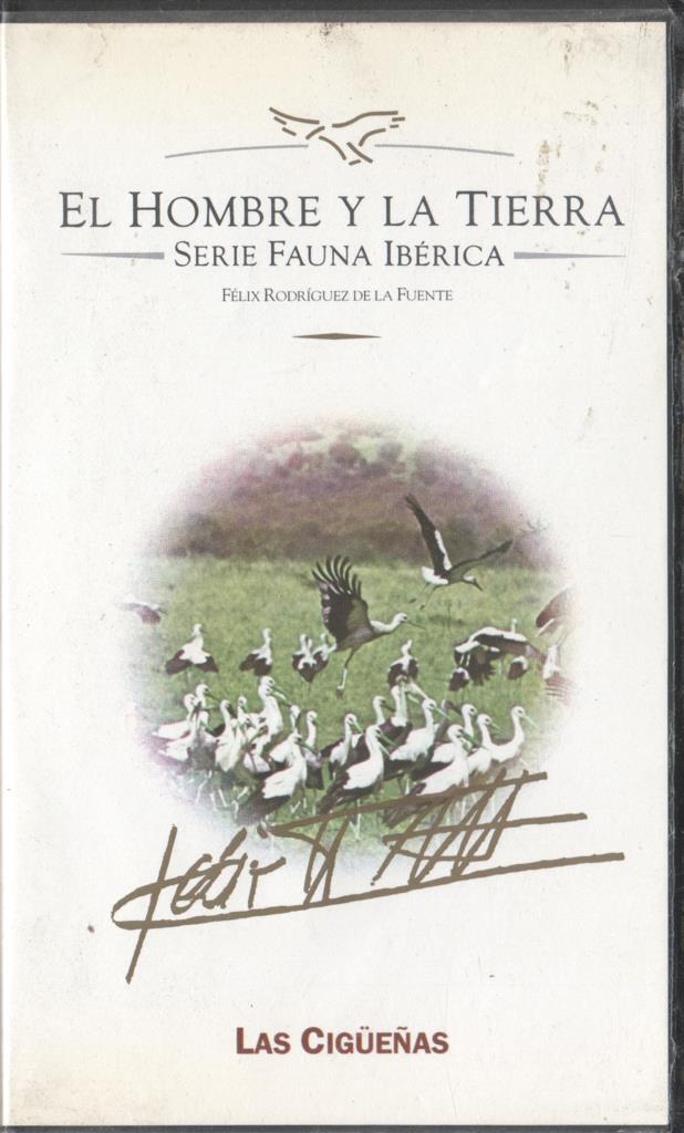 VHS: El hombre y la tierra - Serie Fauna iberica: Las cigüeñas