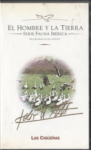 VHS: El hombre y la tierra - Serie Fauna iberica: Las cigüeñas