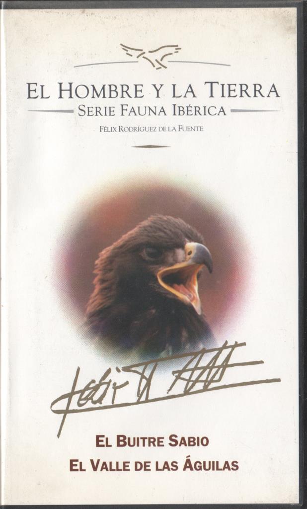 VHS: El hombre y la tierra - Serie Fauna iberica: El buitre sabio / el valle de las aguilas