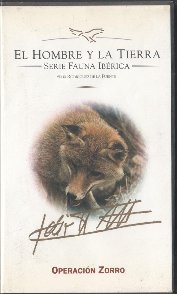 VHS: El hombre y la tierra - Serie Fauna iberica: Operación Zorro