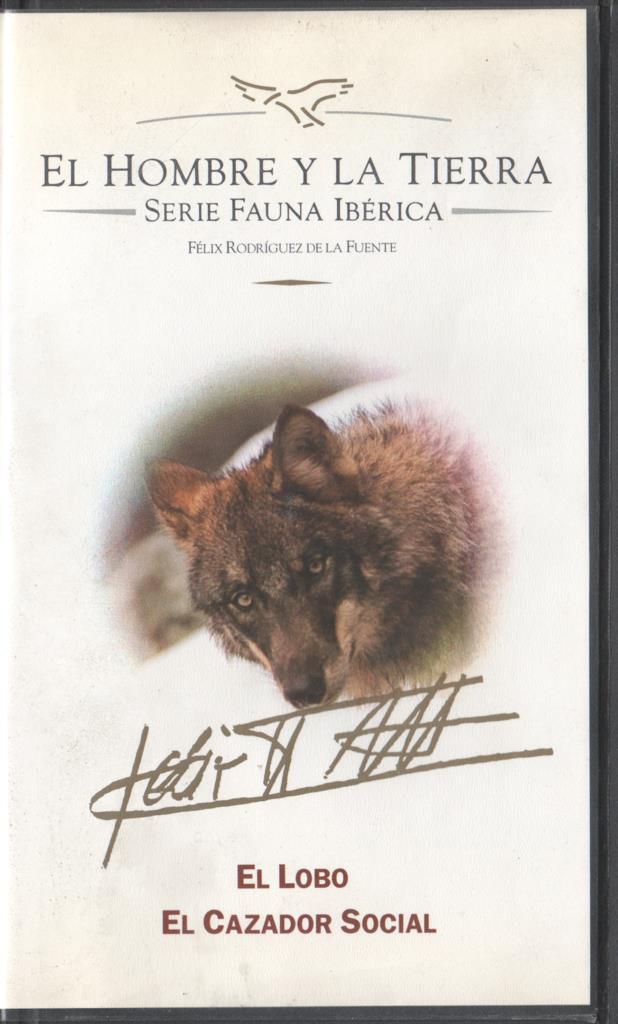 VHS: El hombre y la tierra - Serie Fauna iberica: El lobo el cazador social