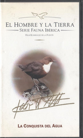 VHS: El hombre y la tierra - Serie Fauna iberica: La conquista del agua