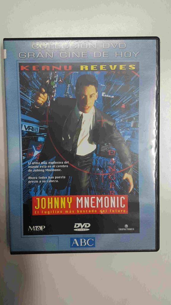 DVD pelicula: Johnny Mnemonic, el fugitivo mas buscado del futuro. Coleccion Gran Cine de Hoy