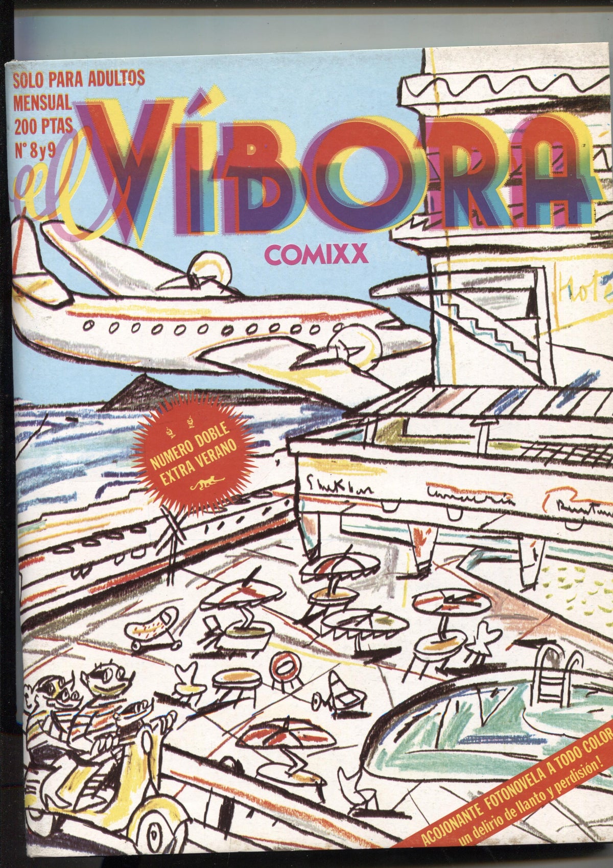 Revista: El Vibora numero 008/009: Los Garriris, Fat Freddys Cat, 