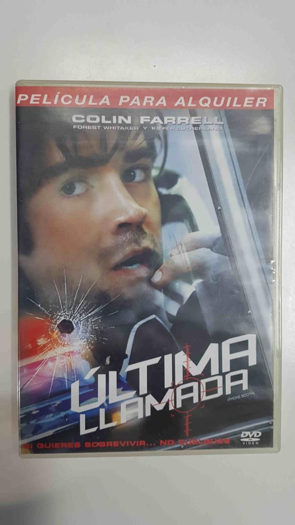 DVD pelicula: Ultima llamada. Dirigida por Joel Schumacher