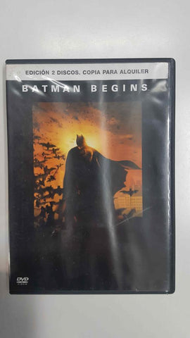 DVD pelicula: Batman Begins, edicion 2 discos. Dirigida por Christopher Nolan