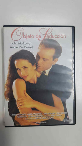 DVD pelicula: Objeto de seduccion. Dirigida por Michael Lindsay-Hogg