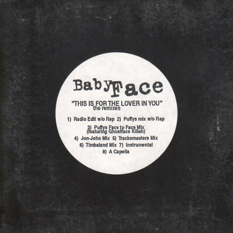 CD Musica: Babyface - This is for the lover in you