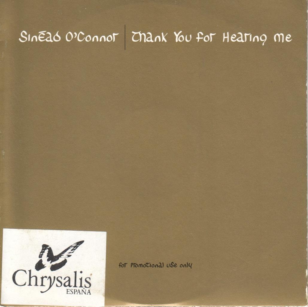 CD Musica: Sinead O'Connor - Thank you for hearing me