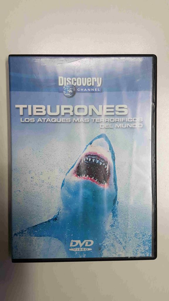 DVD: Tiburones. Los ataques mas terrorificos del mundo. Discovery Chanel