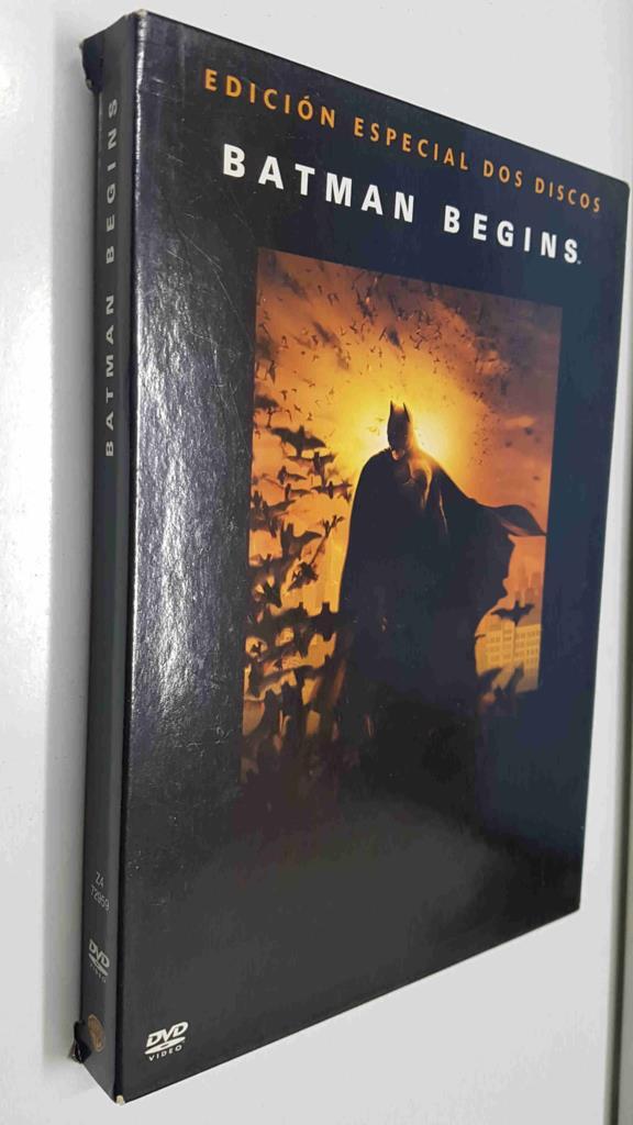DVD pelicula: Batman Begins. Edición especial dos discos. Dirigido por Christopher Nolan