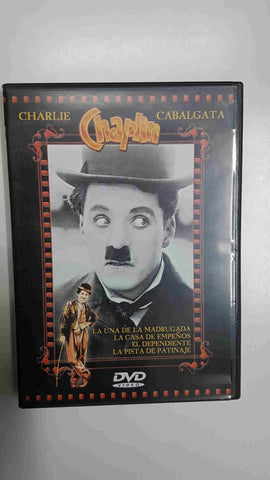 DVD: Charlie Chaplin Cabalgata - 1916. Titulos - La una de la madrugada, La casa de empeños, El dependiente, La pista de patinaje