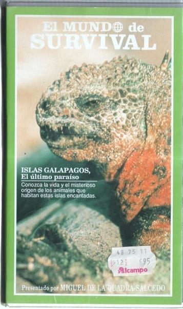 VHS Documental: EL MUNDO DE SURVIVAL - Islas Galapagos, el ultimo paraiso