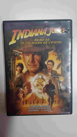DVD pelicula: Indiana Jones y el Reino de la Calavera de Cristal. Una pelicula de Steven Spielberg