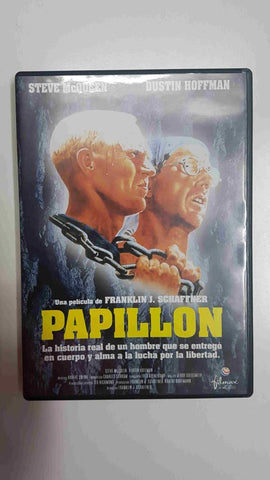 DVD pelicula: Papillon. Dirigida por Franklin J. Schaffner