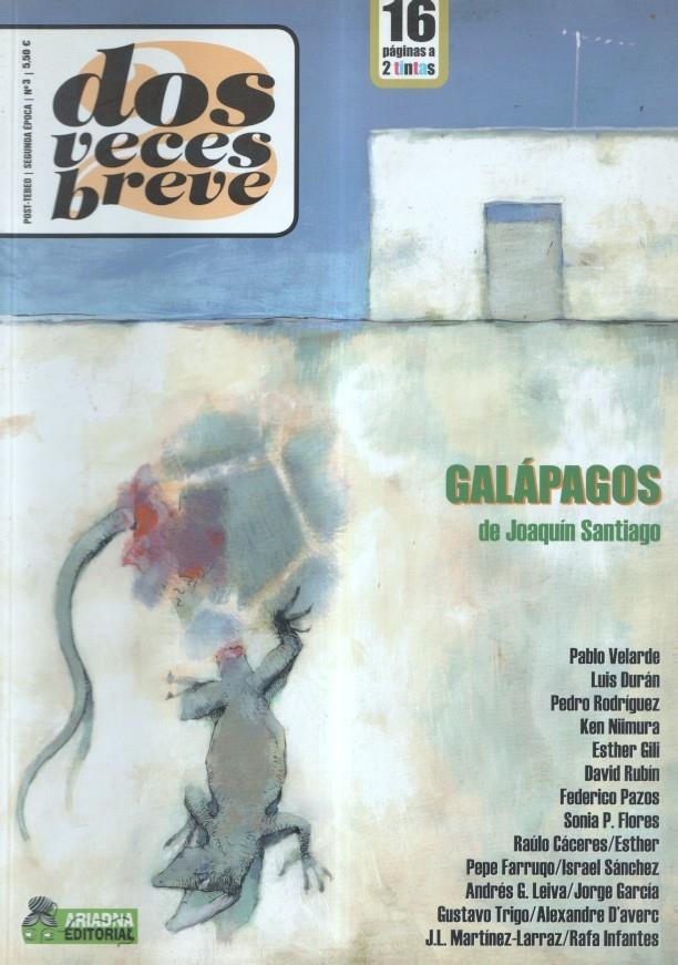 Revista: Dos veces breve segunda epoca numero 3: Galapagos de Joaquin Santiago