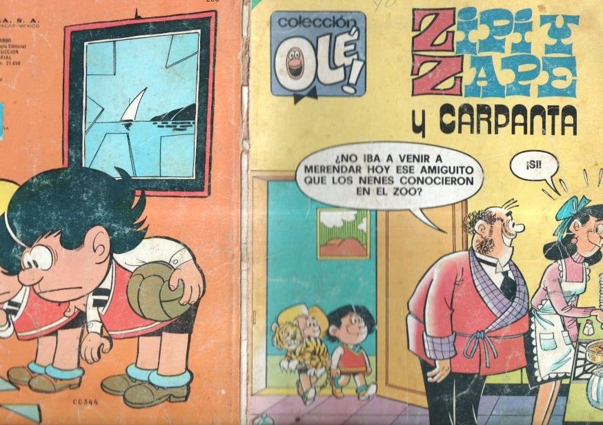 Coleccion Ole numero 200: Zipi y Zape: Dos pequeñajos de cuidado (falta la primera pagina)