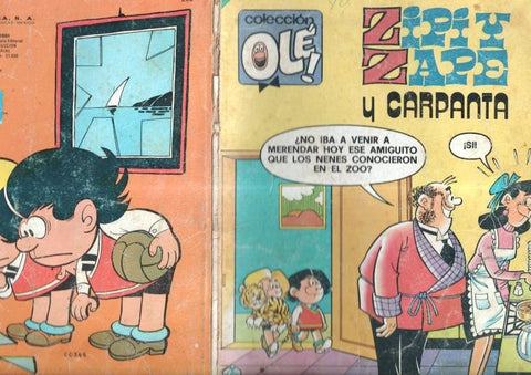 Coleccion Ole numero 200: Zipi y Zape: Dos pequeñajos de cuidado (falta la primera pagina)