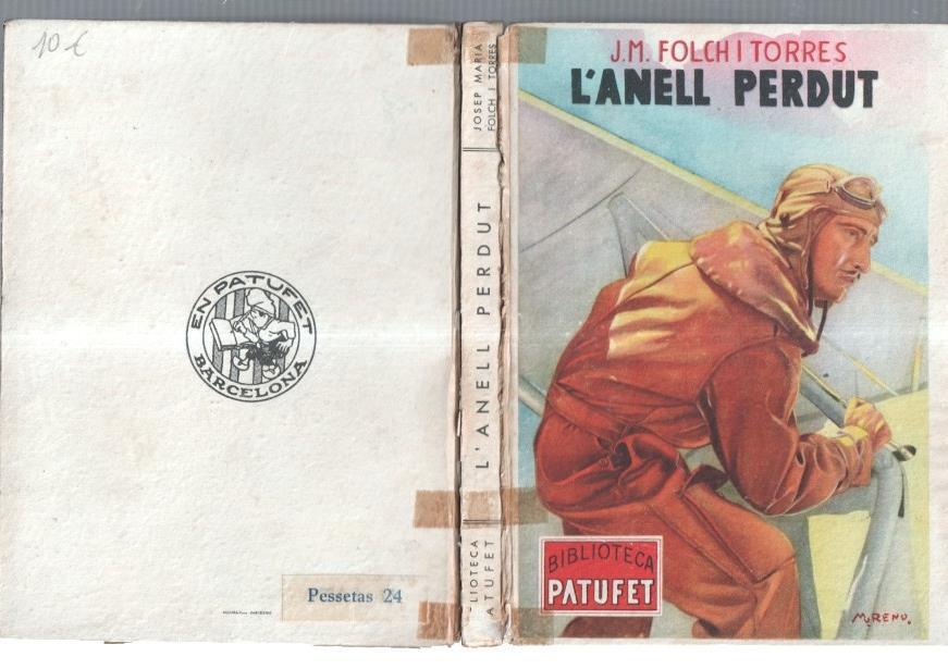 Biblioteca Patufet: L'anell perdut (cubierta mal estado segun imagen)