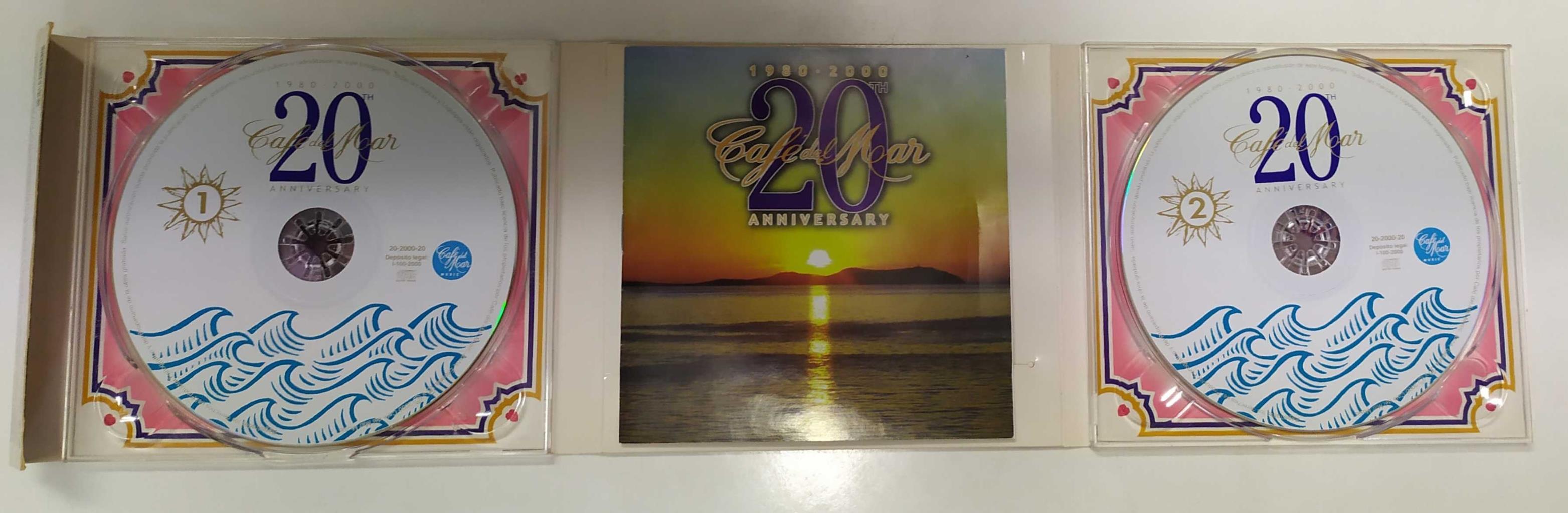 Doble CD Musica: Café del Mar: 1980-2000 20th anniversary