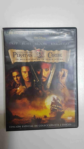 DVD pelicula: Piratas del Caribe, la maldicion de la perla negra. Edicion especial de coleccionista 2 discos