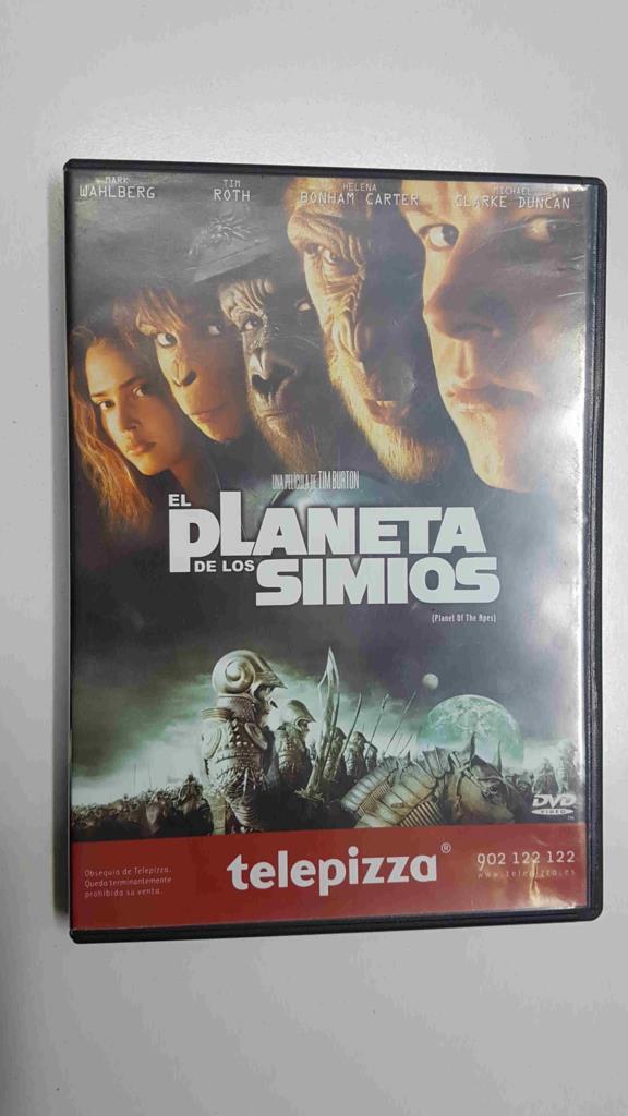DVD pelicula: El planeta de los simios. Una pelicula de Tim Burton