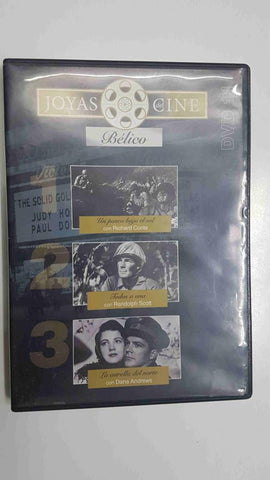 DVD: Joyas de Cine. Cine belico. Contiene 3 peliculas (Un paseo bajo el sol, Todos a una, La estrella del norte)
