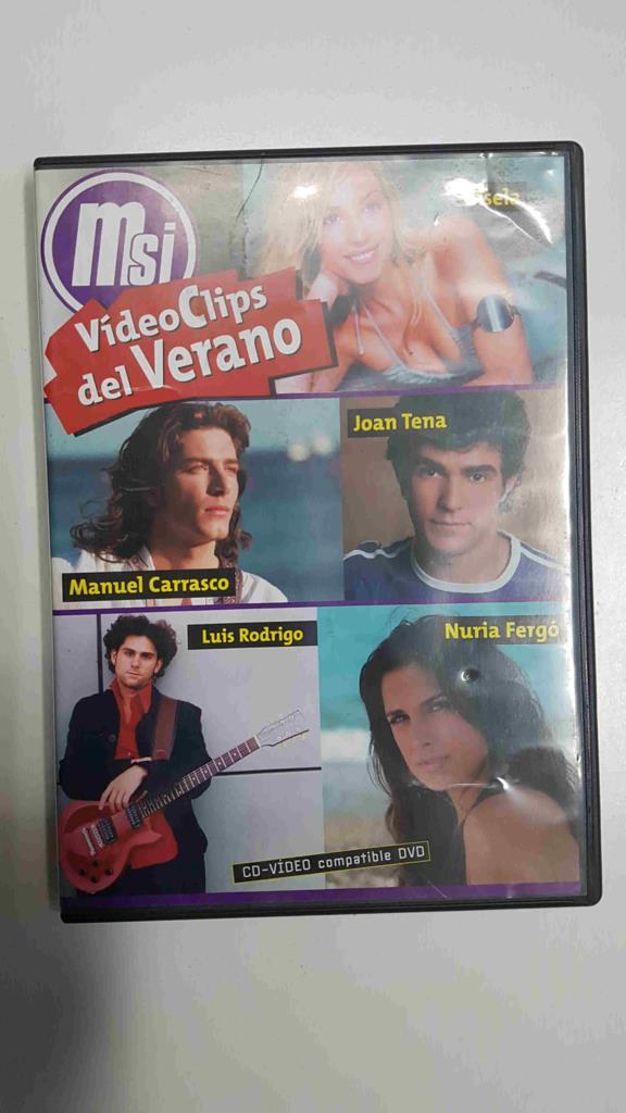 CD-Video compatible con DVD: Videoclips del verano 2. Msi. Entre otros: Gisela, Manuel Carrasco, Joan Tena, Luis Rodrigo, Nuria Fergó
