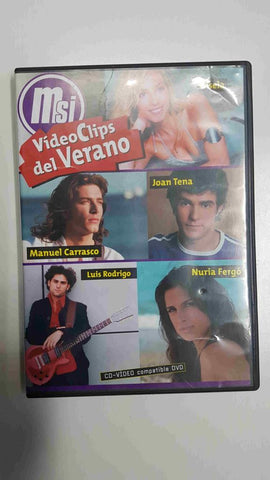CD-Video compatible con DVD: Videoclips del verano 2. Msi. Entre otros: Gisela, Manuel Carrasco, Joan Tena, Luis Rodrigo, Nuria Fergó
