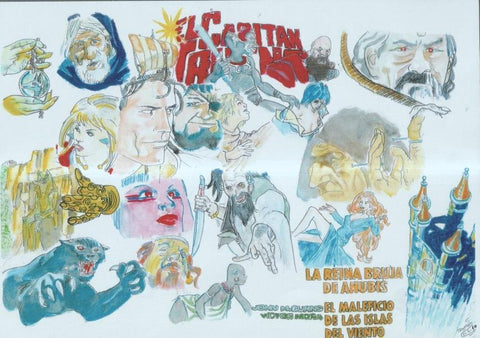 lamina/poster: El Capitan Trueno: John M.Burns