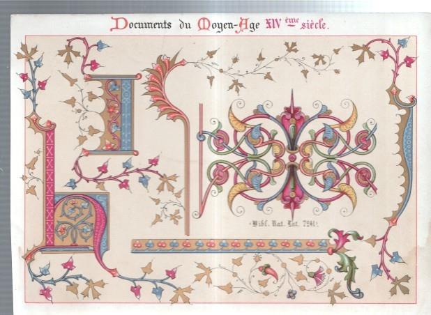 Documents du Moye-Age XIV eme siecle, numerada atras 6