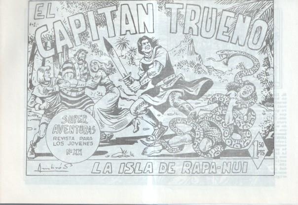 El Boletin: Tebeo de El Capitan Trueno: La isla de Rapa Nui de Ambros