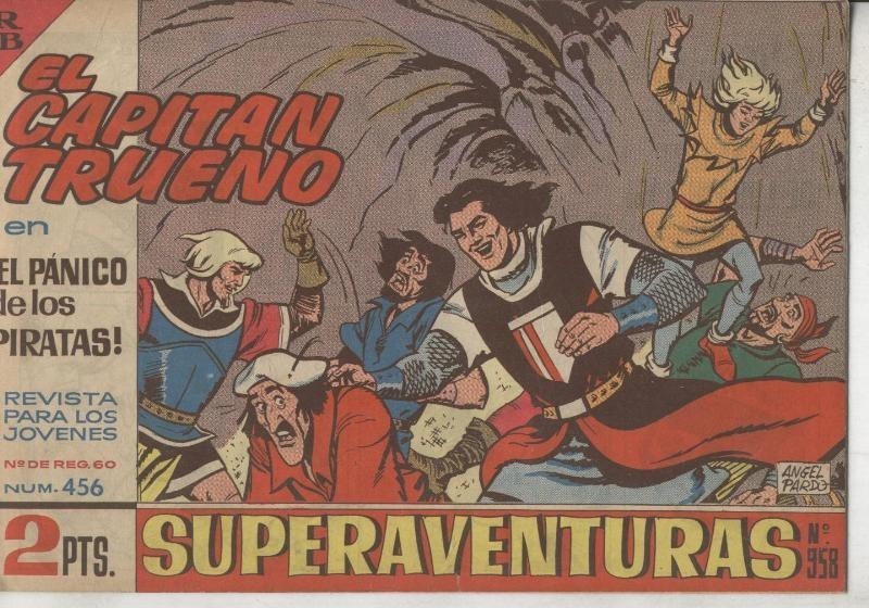 El Capitan Trueno original numero 456: El panico de los piratas (numerado 2 en trasera)