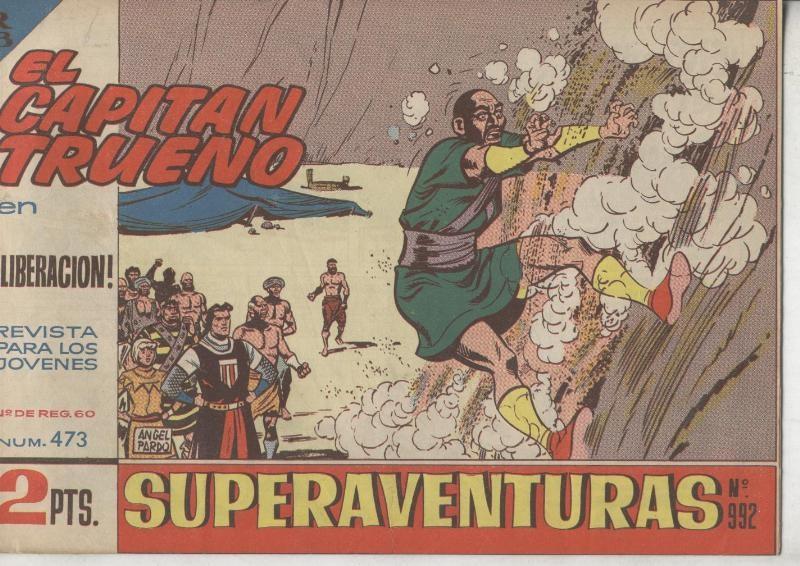 El Capitan Trueno original numero 473: Liberacion (numerado 2 en trasera)