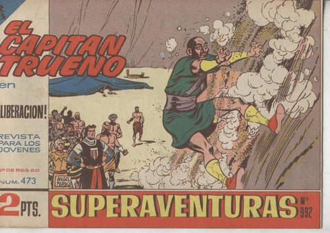 El Capitan Trueno original numero 473: Liberacion (numerado 2 en trasera)