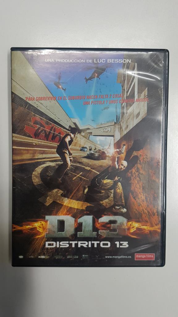 DVD pelicula: D13 Distrito 13. Una produccion de Luc Besson