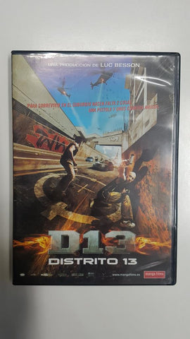 DVD pelicula: D13 Distrito 13. Una produccion de Luc Besson