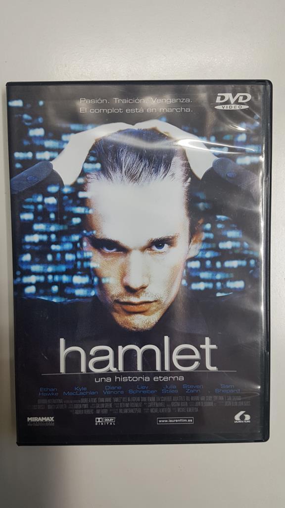 DVD pelicula: Hamlet, una historia eterna. Dirigida por Michael Almeryda