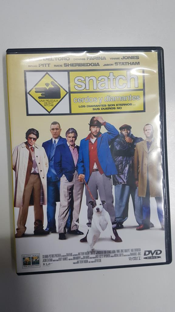 DVD pelicula: Snatch cerdos y diamantes. Dirigida por Guy Ritche
