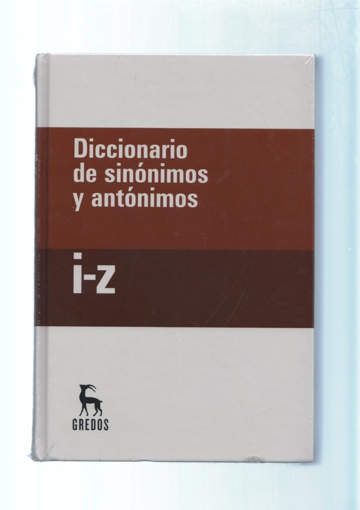 Diccionario de sinonimos y antonimos i - z